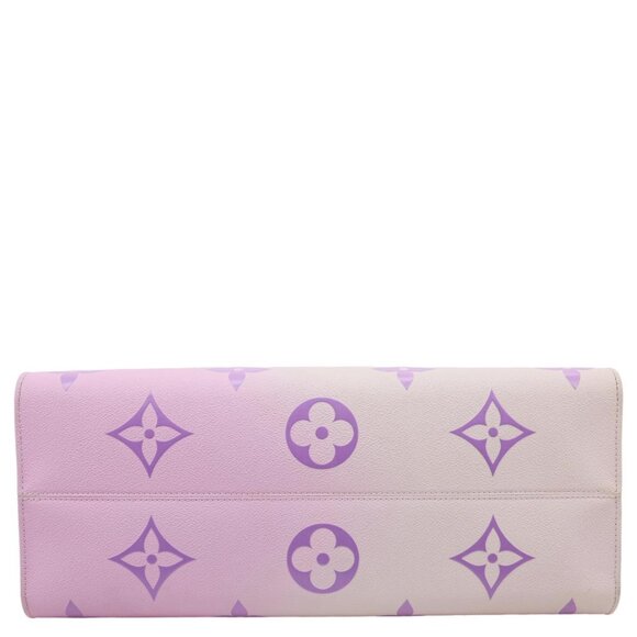 Louis Vuitton Onthego GM Monogram Giant Canvas Tote Bag Sunrise Pastel - Picture 11 of 13